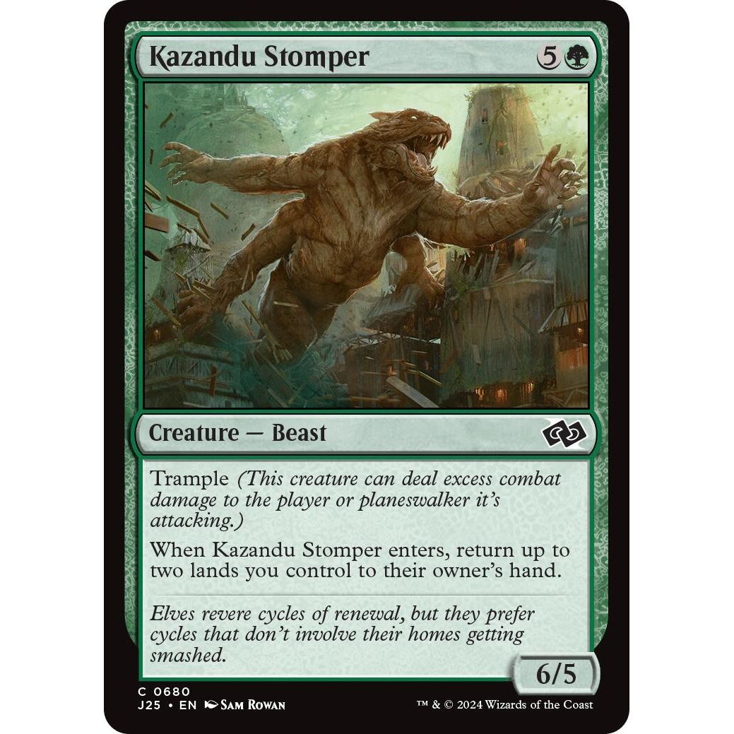 Image for Kazandu Stomper (680) (J25) - Magic: The Gathering