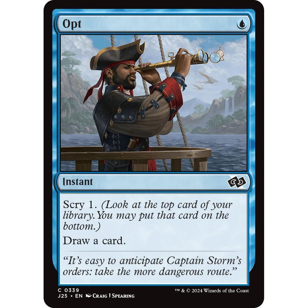 Image for Opt (339) (J25) - Magic: The Gathering