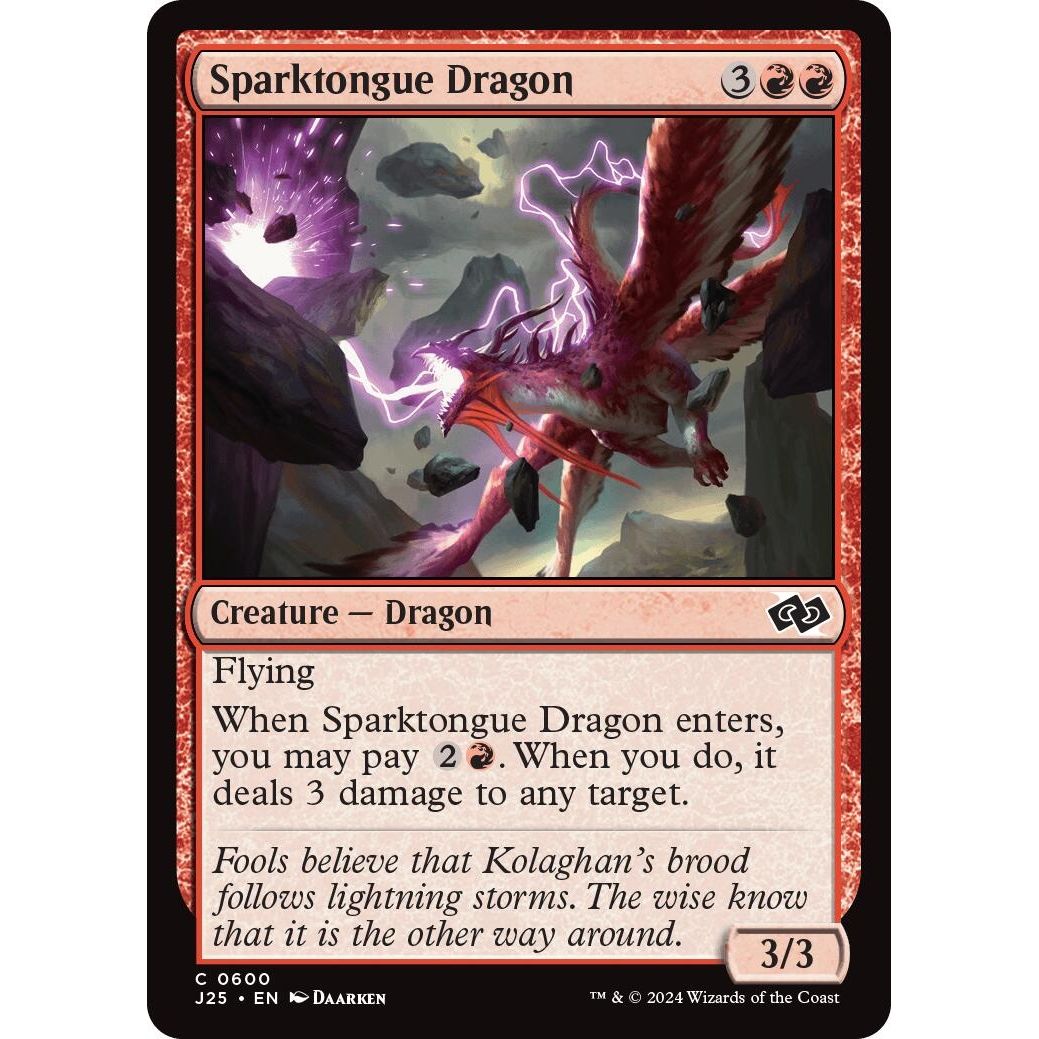 Image for Sparktongue Dragon (600) (J25) - Magic: The Gathering