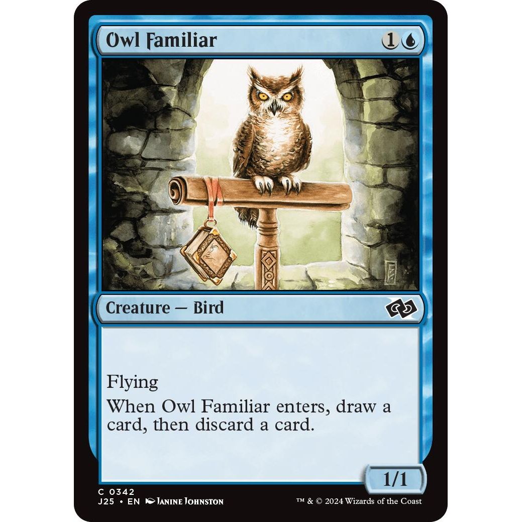 Image for Owl Familiar (342) (J25) - Magic: The Gathering