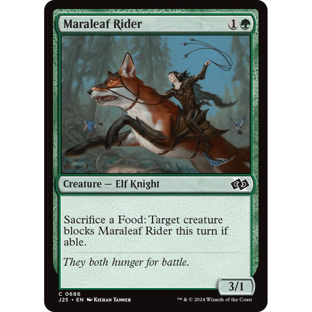 Image for Maraleaf Rider (686) (J25) - Magic: The Gathering