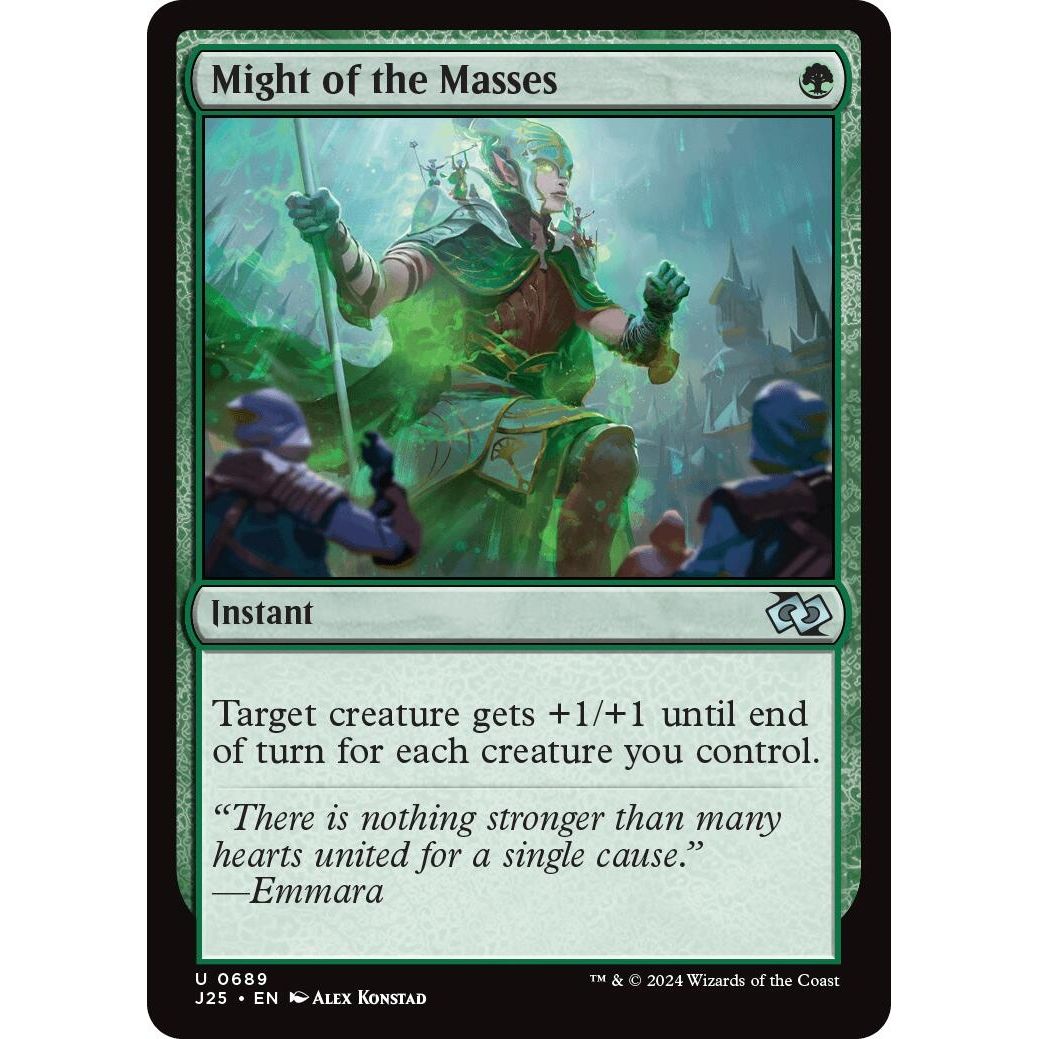 Image for Might of the Masses (689) (J25) - Magic: The Gathering