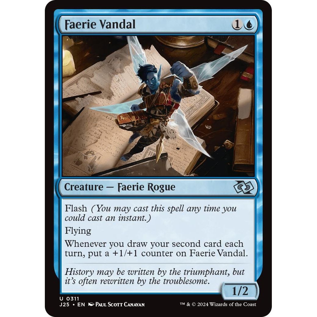Image for Faerie Vandal (311) (J25) - Magic: The Gathering