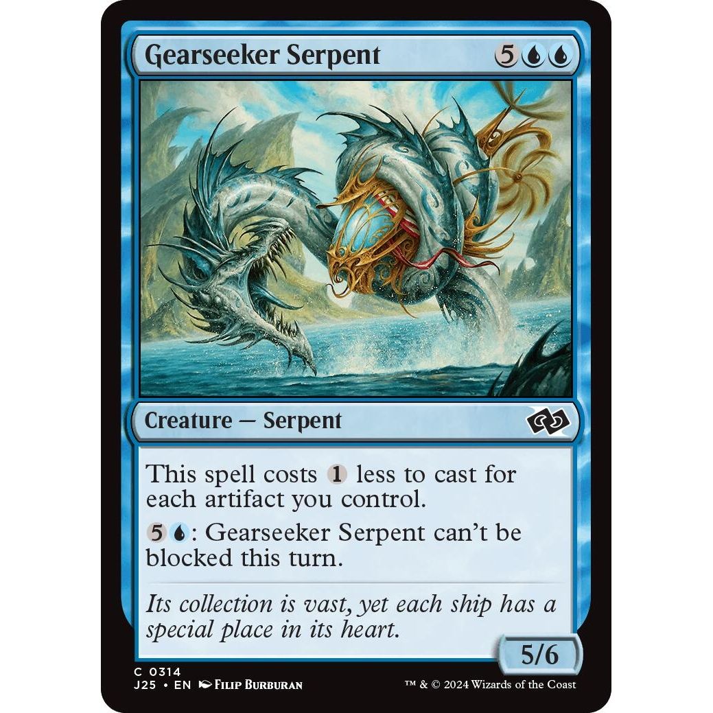 Image for Gearseeker Serpent (314) (J25) - Magic: The Gathering
