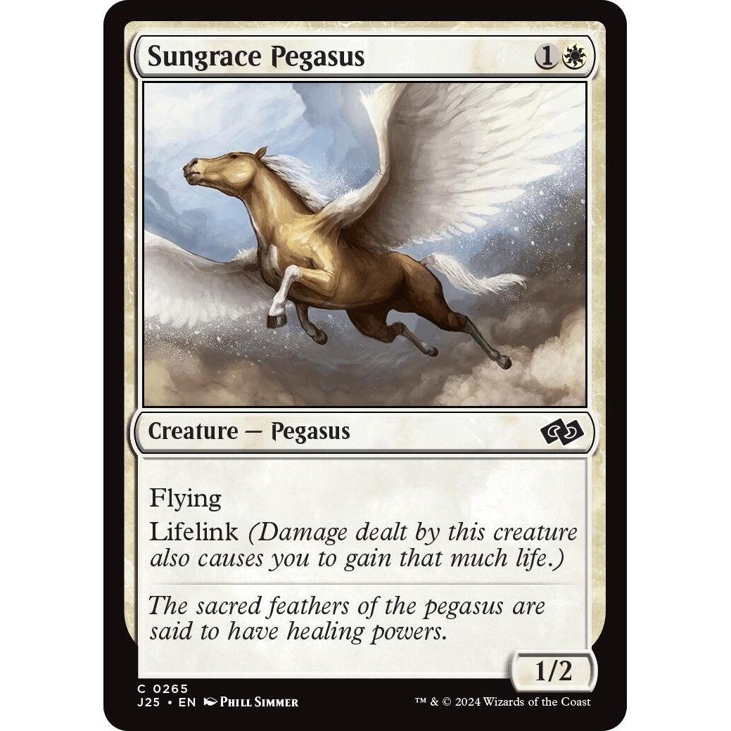 Image for Sungrace Pegasus (265) (J25) - Magic: The Gathering
