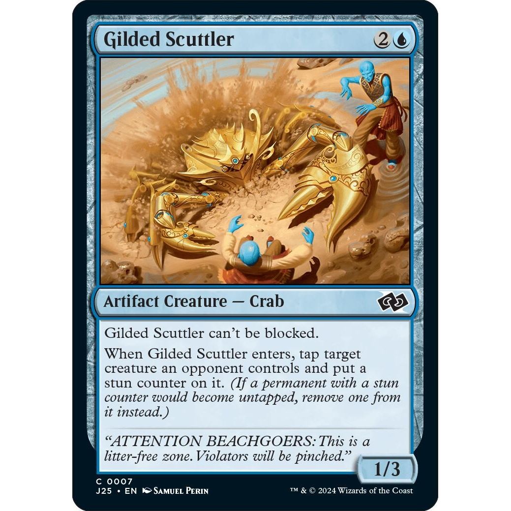 Image for Gilded Scuttler (7) (J25) - Magic: The Gathering