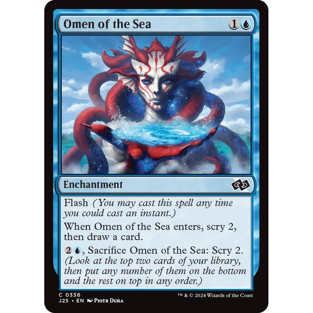 Image for Omen of the Sea (336) (J25) - Magic: The Gathering
