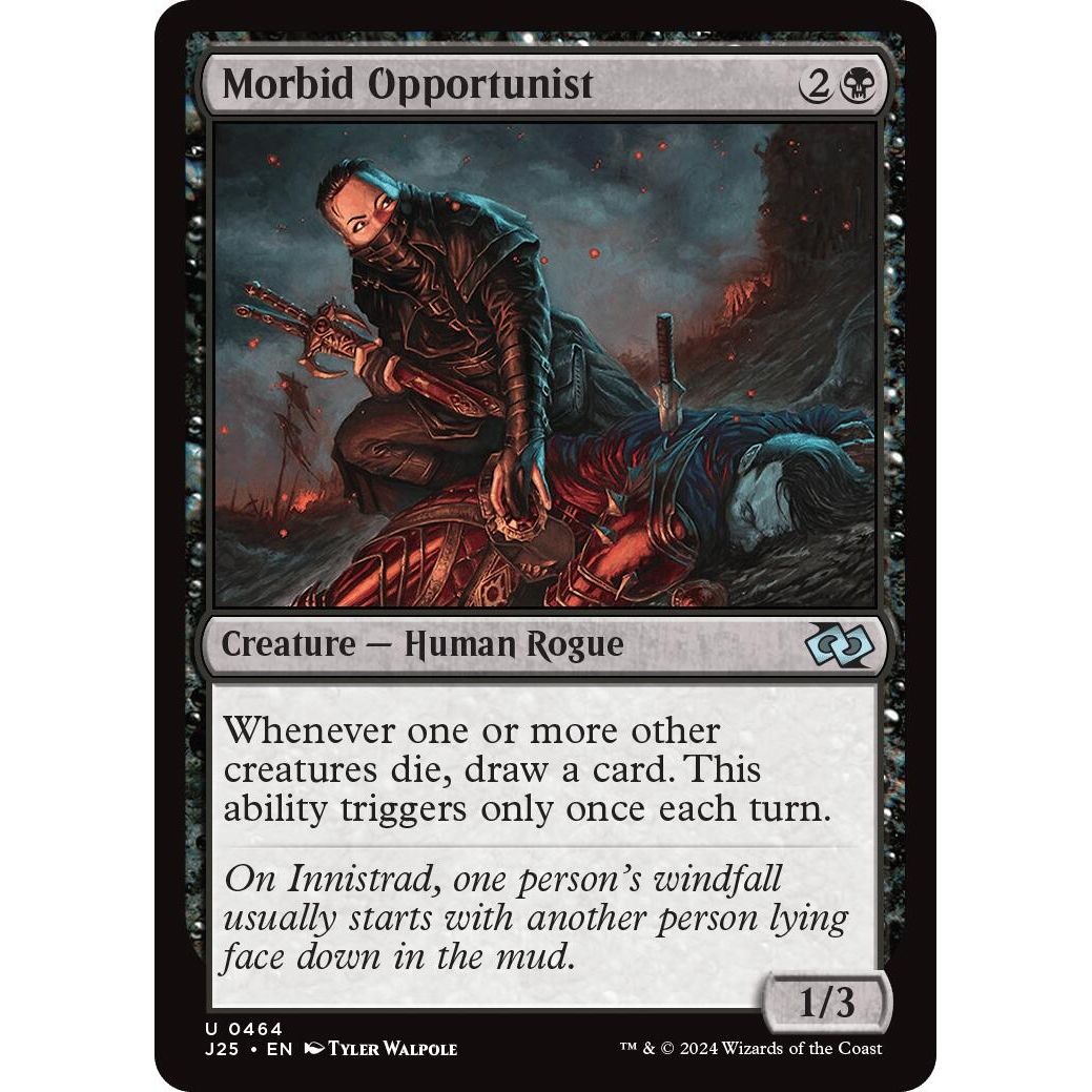 Image for Morbid Opportunist (464) (J25) - Magic: The Gathering