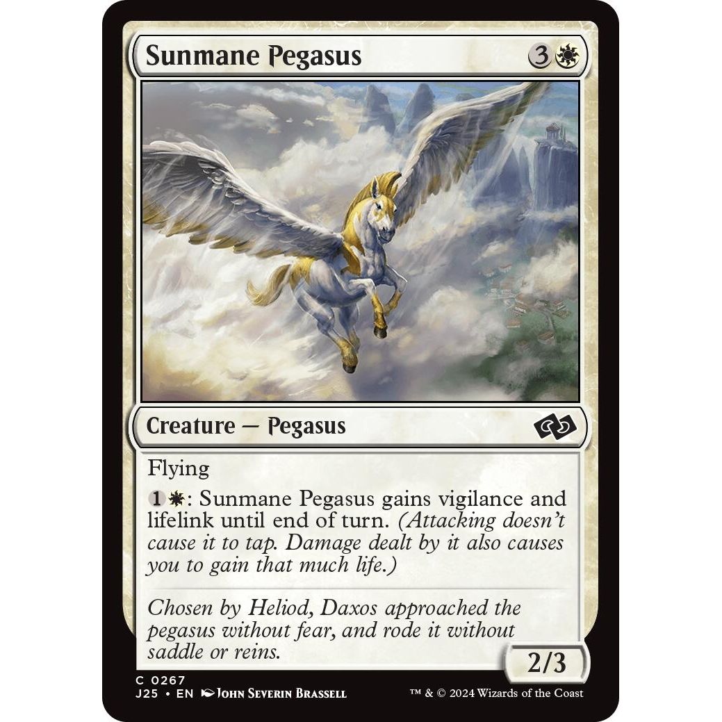 Image for Sunmane Pegasus (267) (J25) - Magic: The Gathering