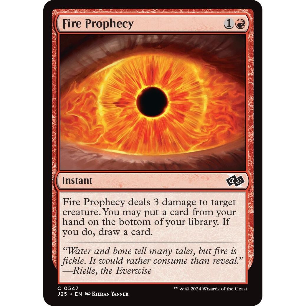 Image for Fire Prophecy (547) (J25) - Magic: The Gathering