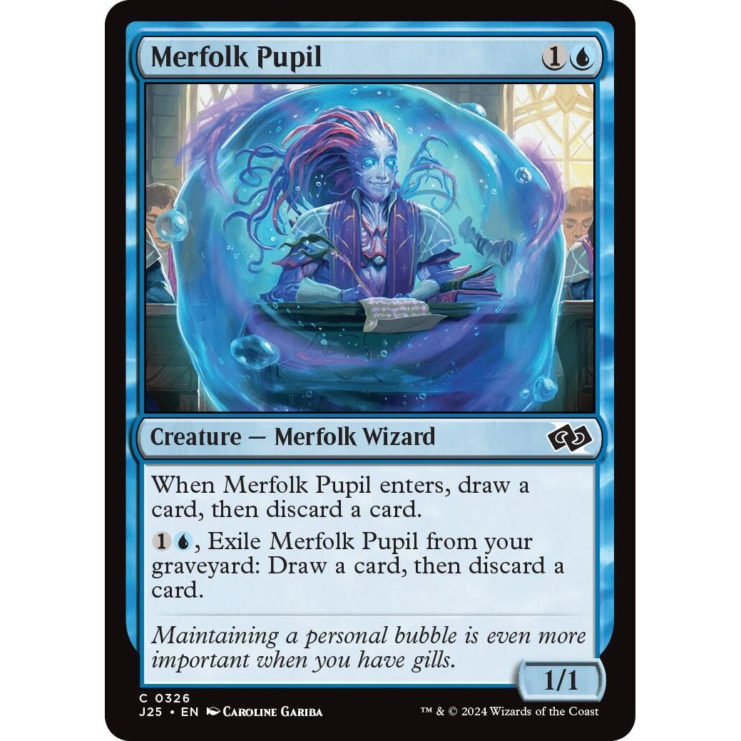 Image for Merfolk Pupil (326) (J25) - Magic: The Gathering