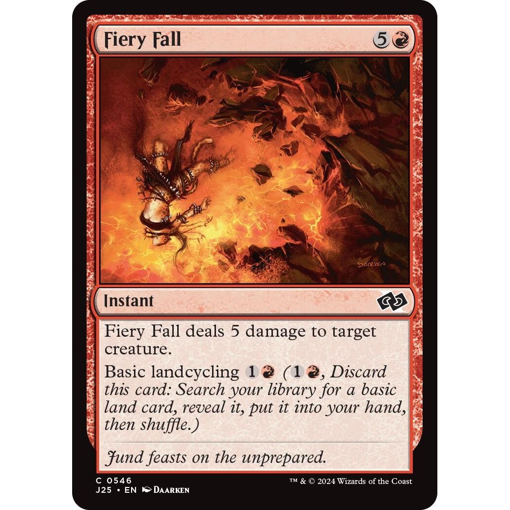 Image for Fiery Fall (546) (J25) - Magic: The Gathering