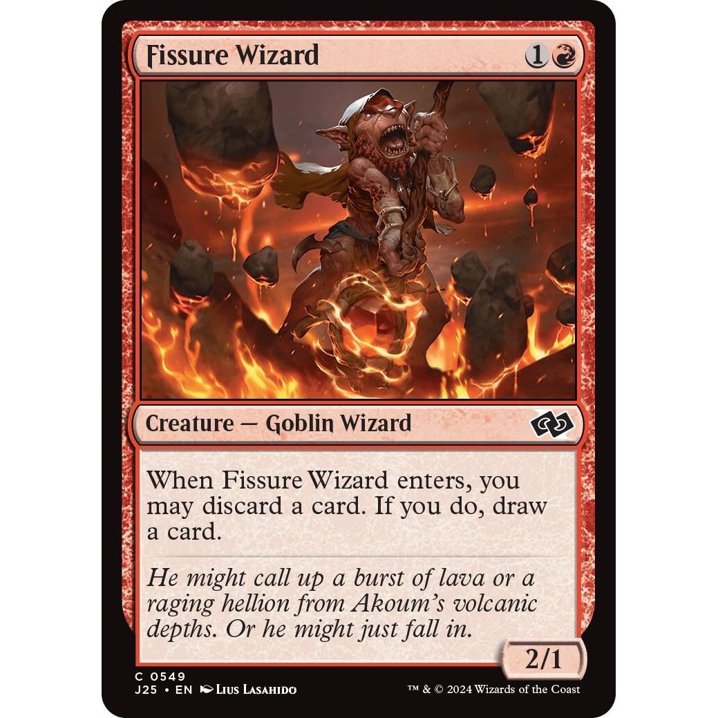 Image for Fissure Wizard (549) (J25) - Magic: The Gathering