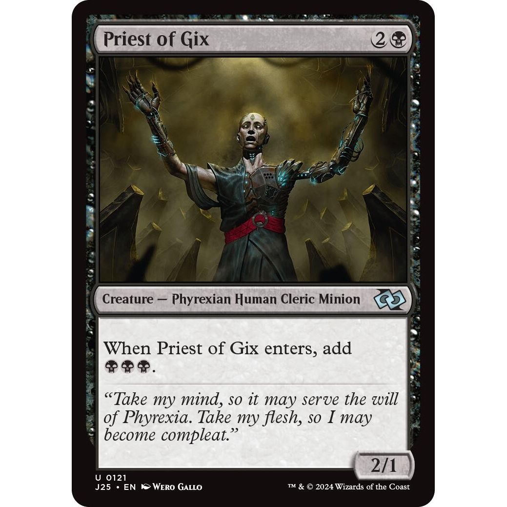 Image for Priest of Gix (121) (J25) - Magic: The Gathering