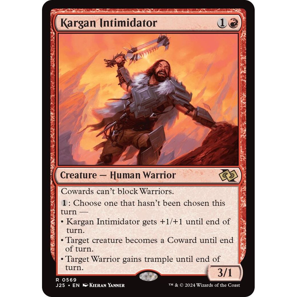 Image for Kargan Intimidator (569) (J25) - Magic: The Gathering