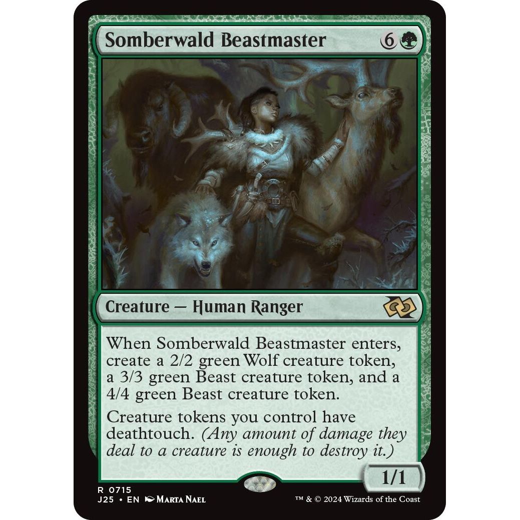 Image for Somberwald Beastmaster (715) (J25) - Magic: The Gathering