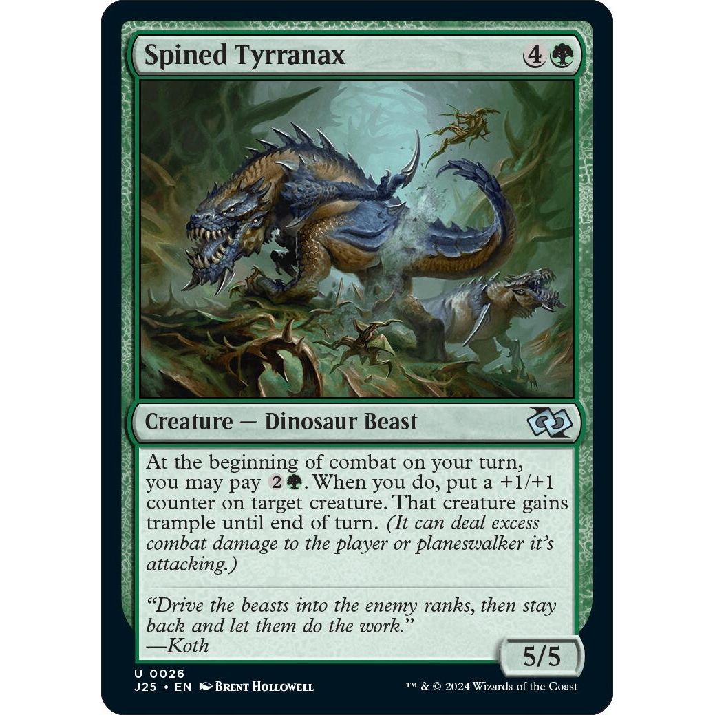 Image for Spined Tyrranax (26) (J25) - Magic: The Gathering