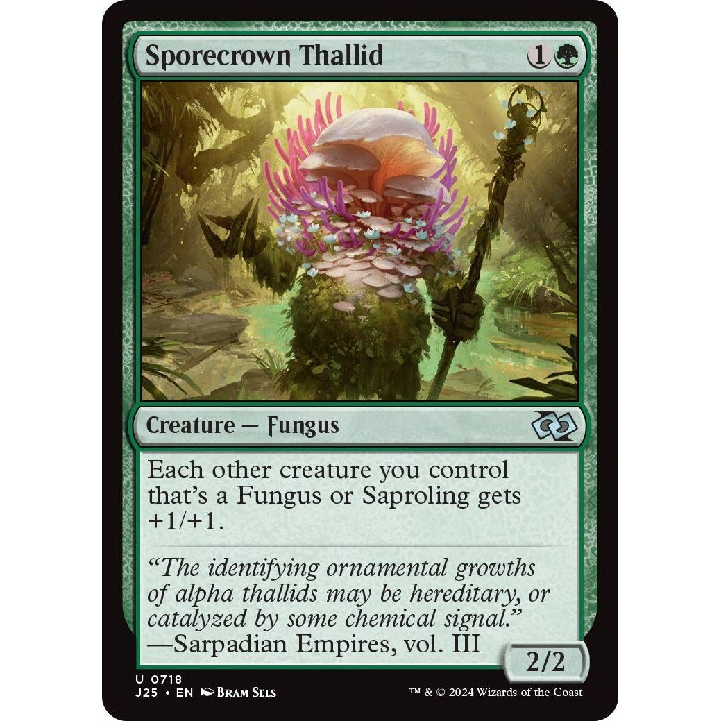 Image for Sporecrown Thallid (718) (J25) - Magic: The Gathering