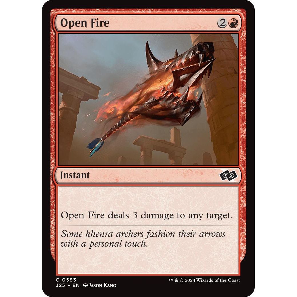 Image for Open Fire (583) (J25) - Magic: The Gathering