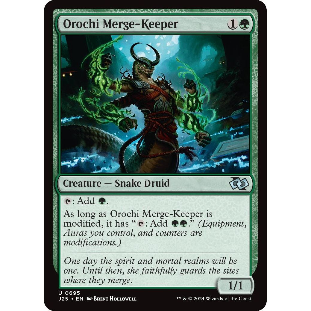 Image for Orochi Merge-Keeper (695) (J25) - Magic: The Gathering