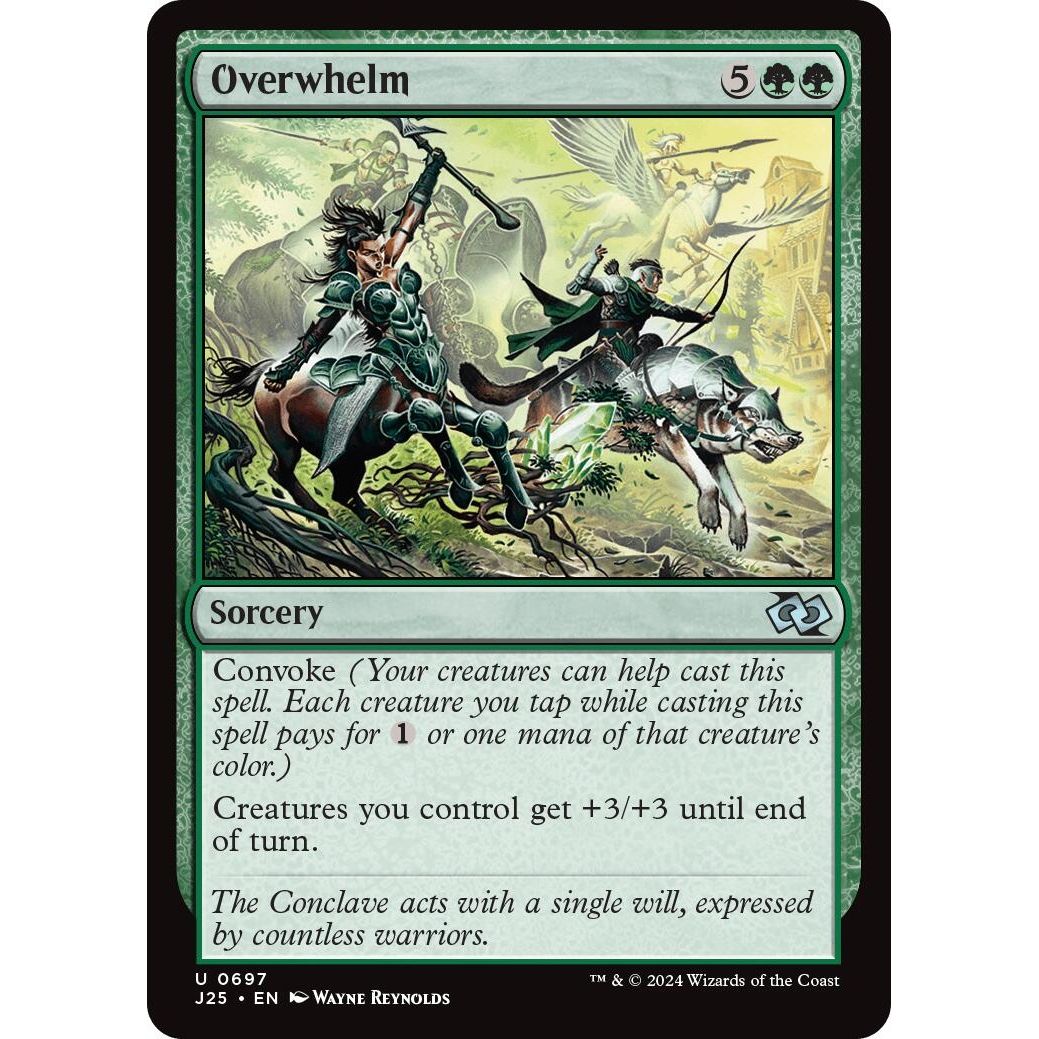 Image for Overwhelm (697) (J25) - Magic: The Gathering