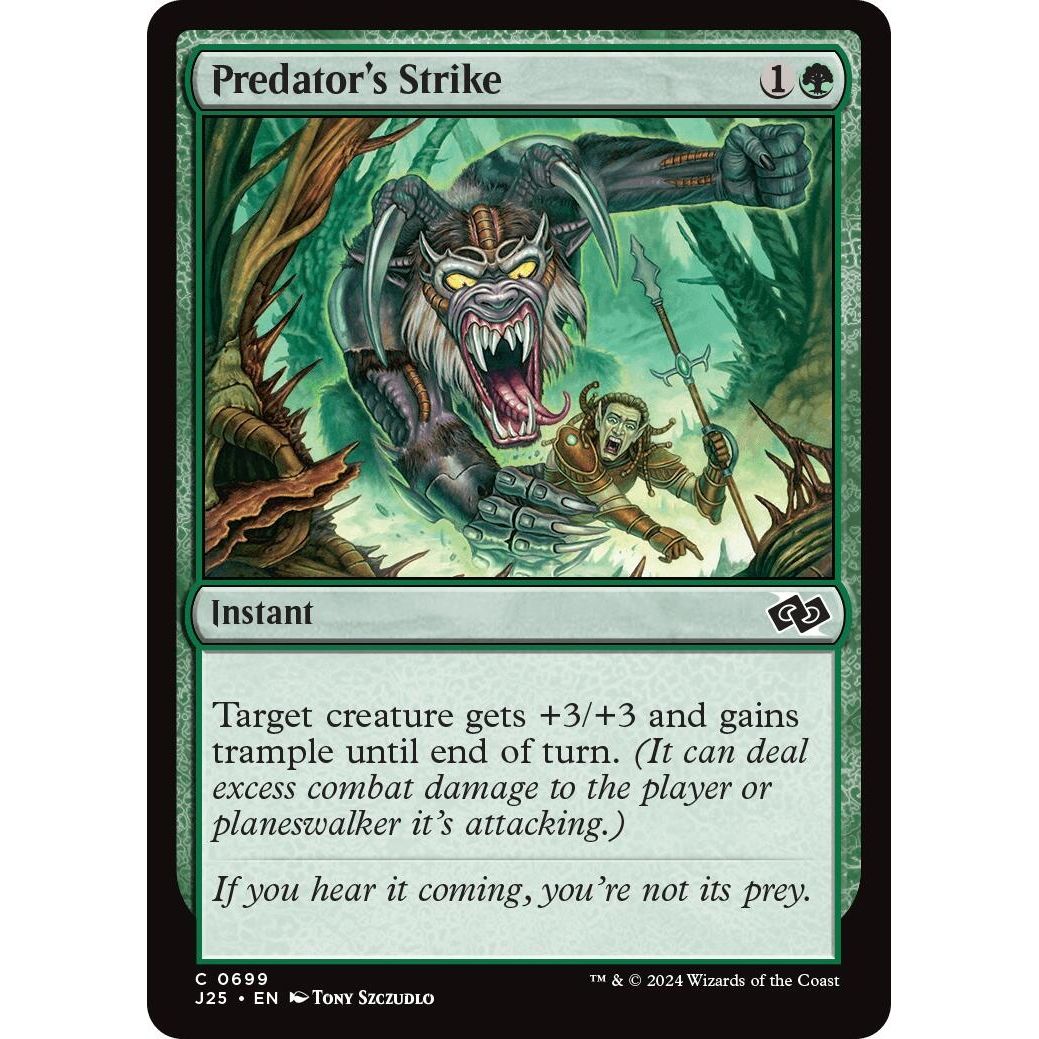 Image for Predator's Strike (699) (J25) - Magic: The Gathering
