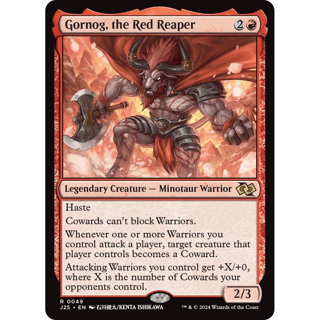 Image for Gornog, the Red Reaper (Anime) (49) (J25) - Magic: The Gathering