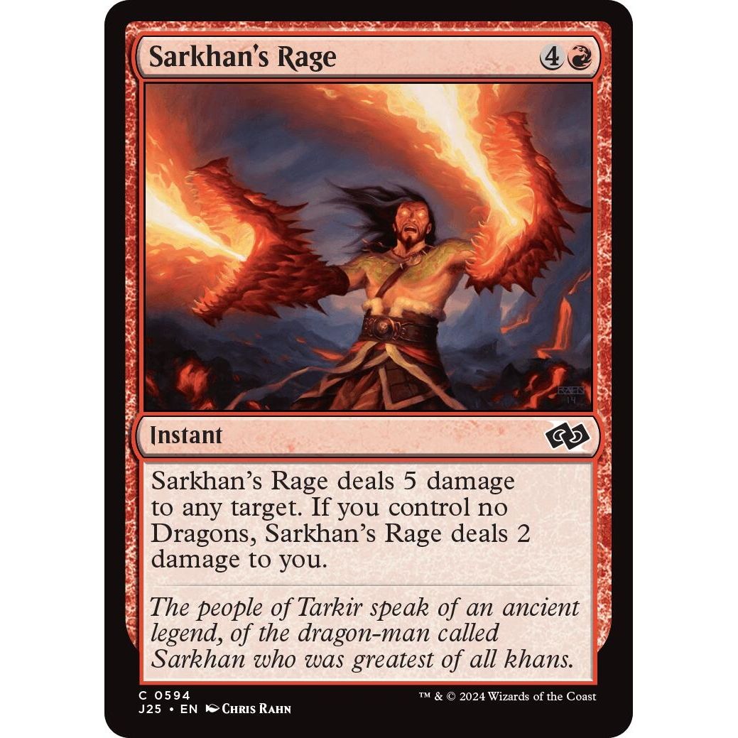 Image for Sarkhan's Rage (594) (J25) - Magic: The Gathering