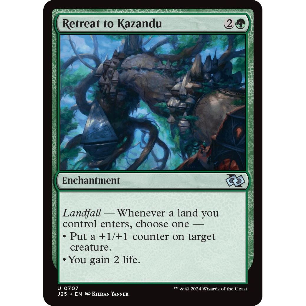 Image for Retreat to Kazandu (707) (J25) - Magic: The Gathering
