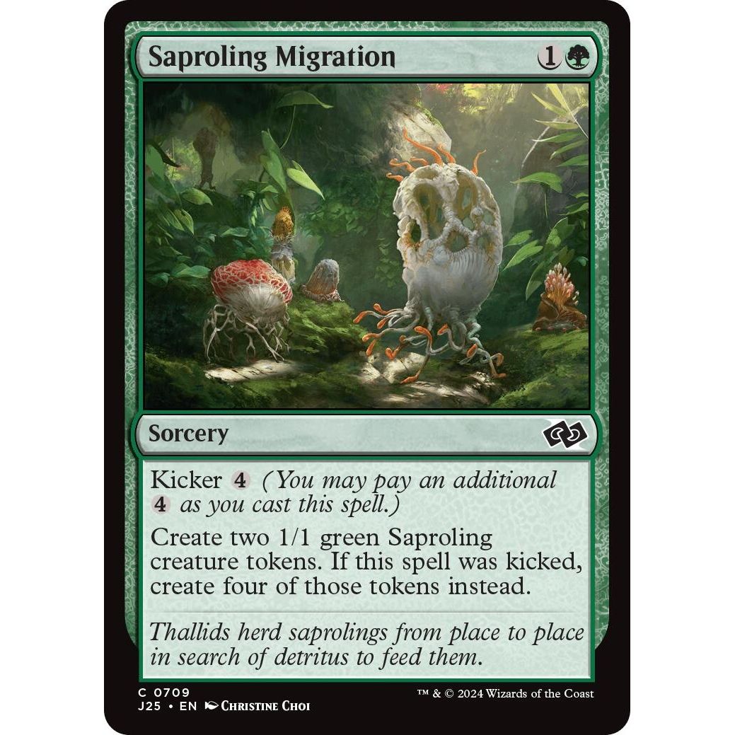 Image for Saproling Migration (709) (J25) - Magic: The Gathering