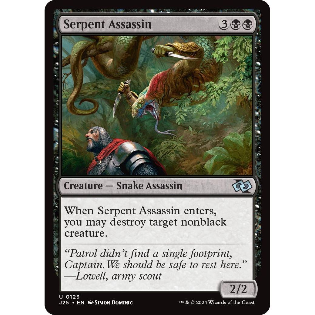 Image for Serpent Assassin (123) (J25) - Magic: The Gathering