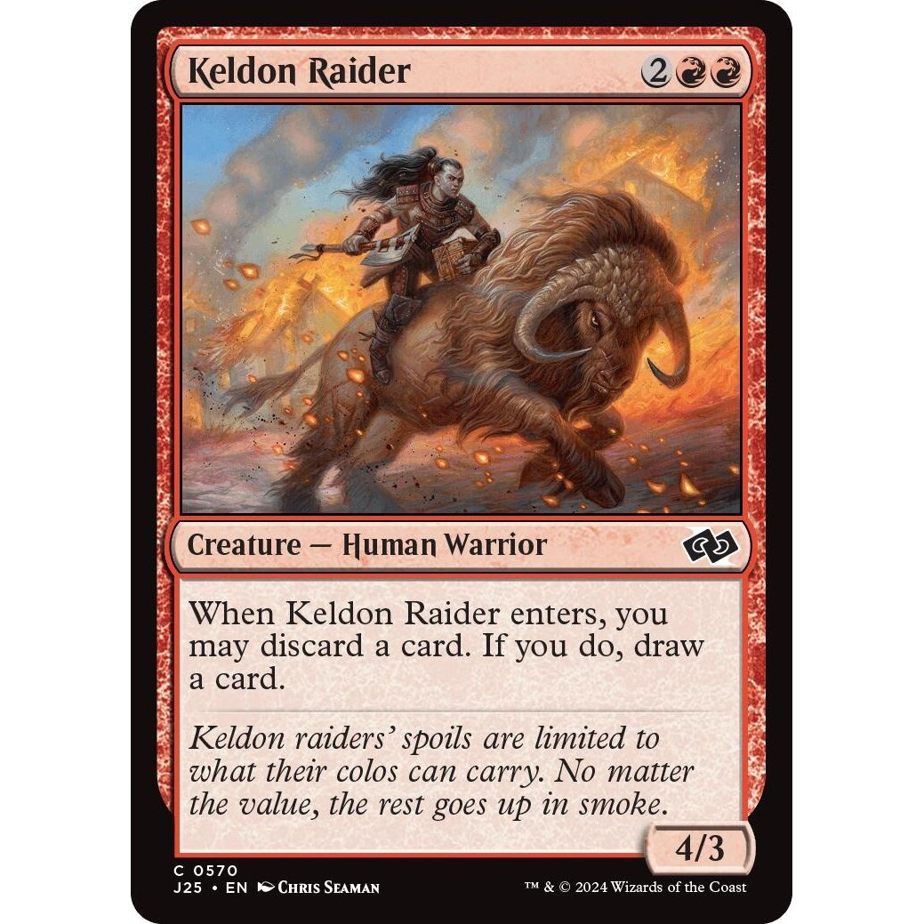 Image for Keldon Raider (570) (J25) - Magic: The Gathering