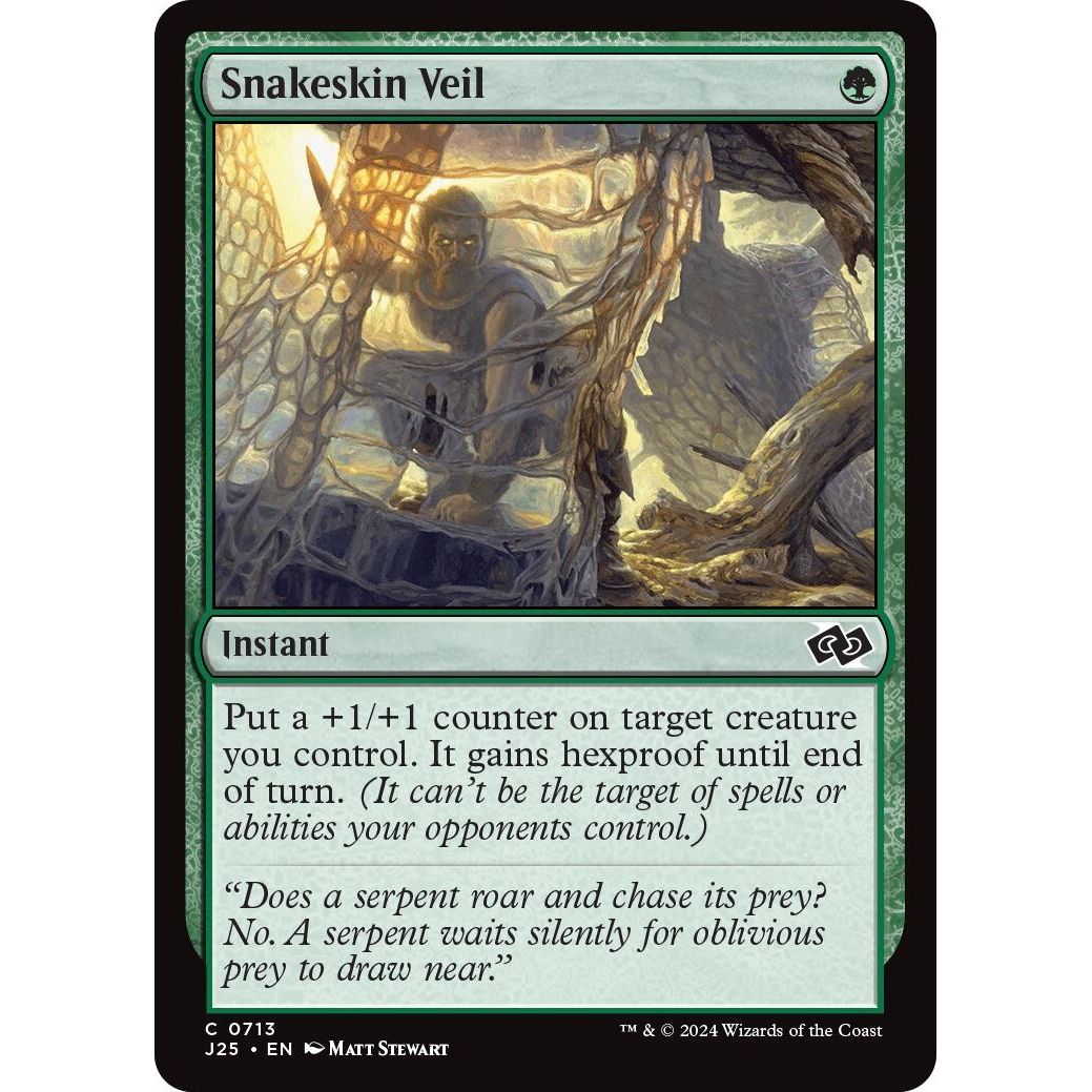 Image for Snakeskin Veil (713) (J25) - Magic: The Gathering
