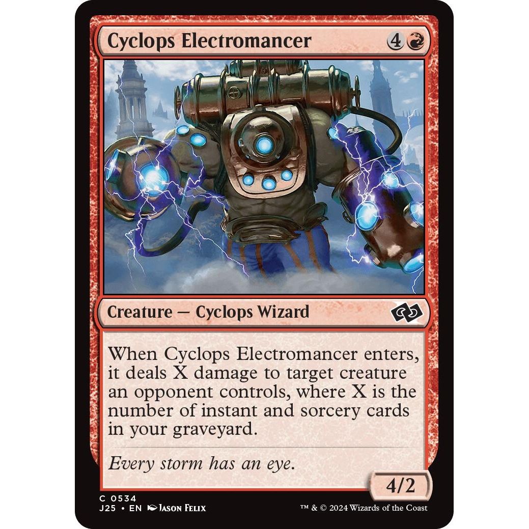 Image for Cyclops Electromancer (534) (J25) - Magic: The Gathering