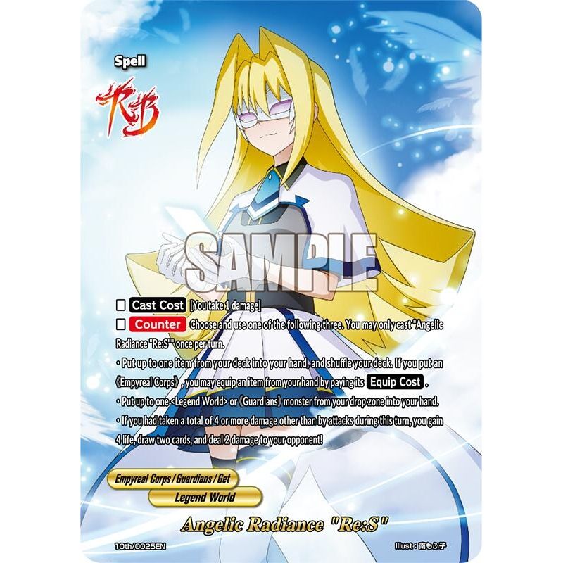 Image for Angelic Radiance "Re:S" (10th/0025EN) (10th) - Future Card BuddyFight