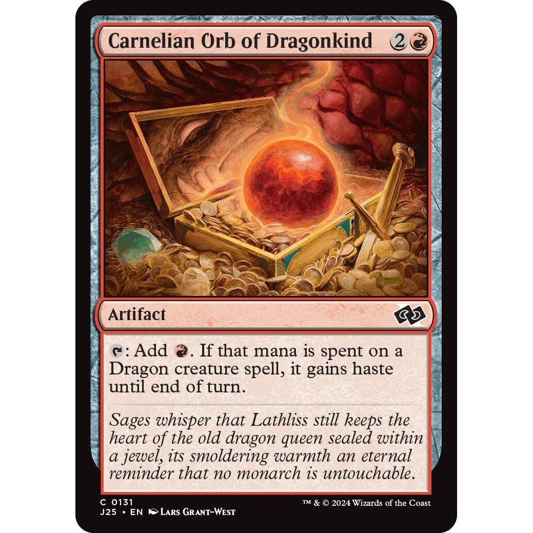 Image for Carnelian Orb of Dragonkind (131) (J25) - Magic: The Gathering
