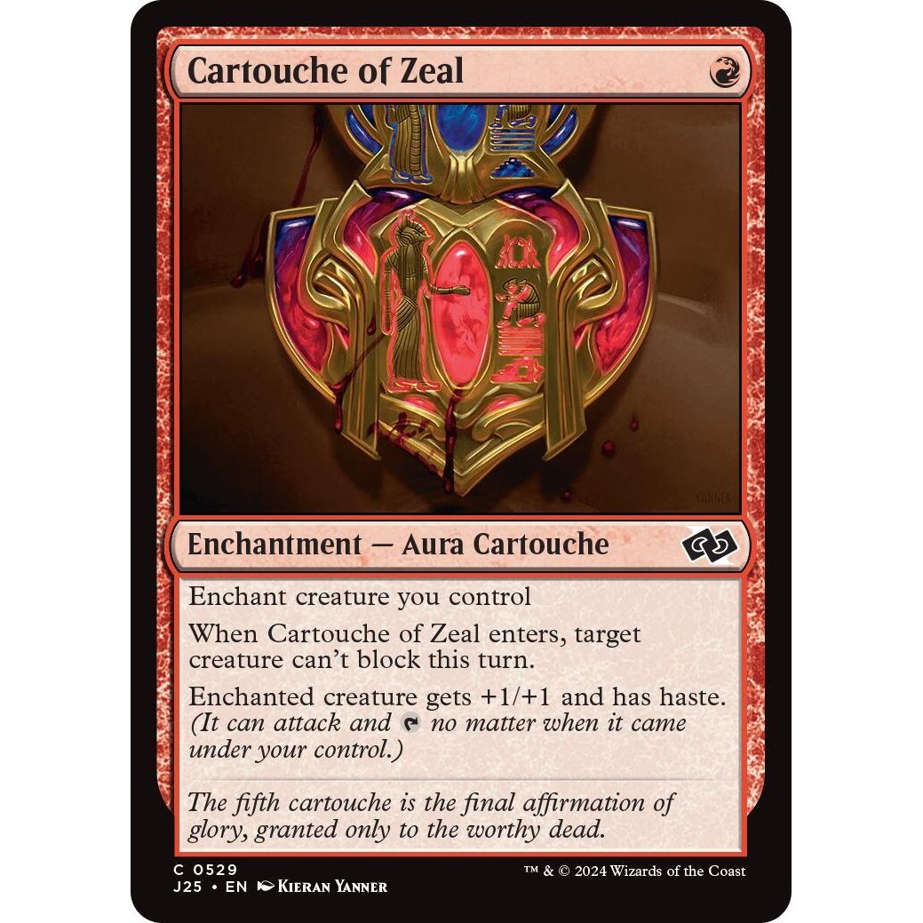 Image for Cartouche of Zeal (529) (J25) - Magic: The Gathering