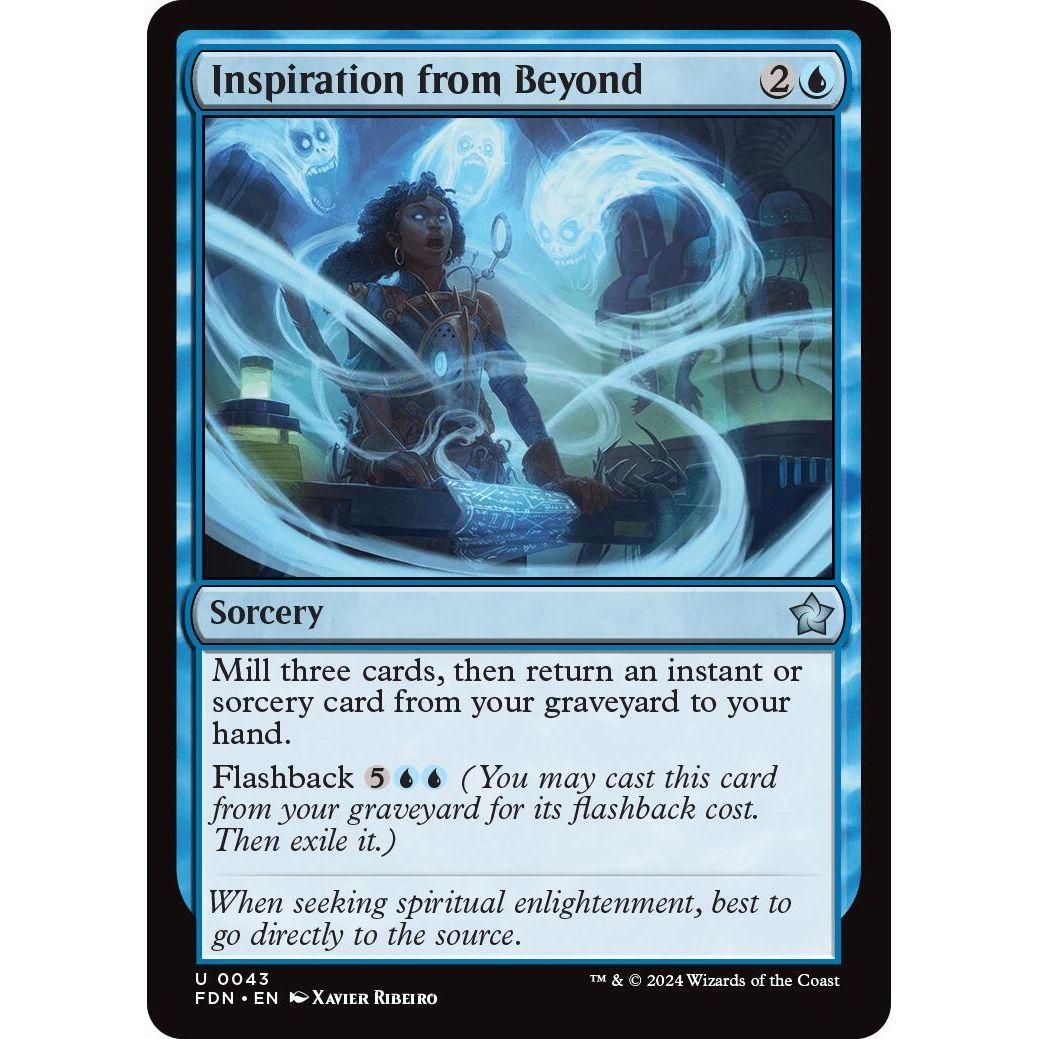 Image for Inspiration from Beyond (43) (FDN) - Magic: The Gathering
