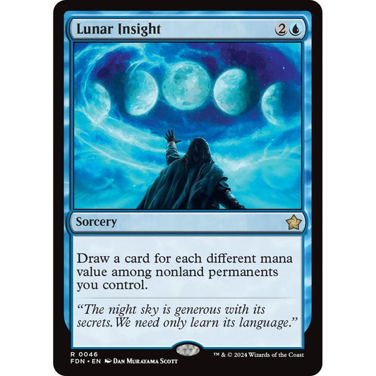 Image for Lunar Insight (46) (FDN) - Magic: The Gathering