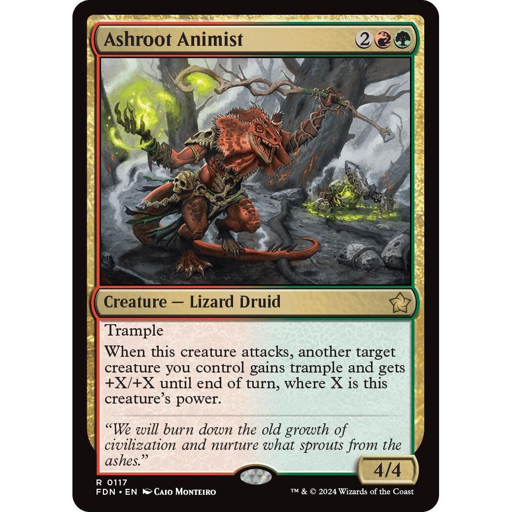 Image for Ashroot Animist (117) (FDN) - Magic: The Gathering