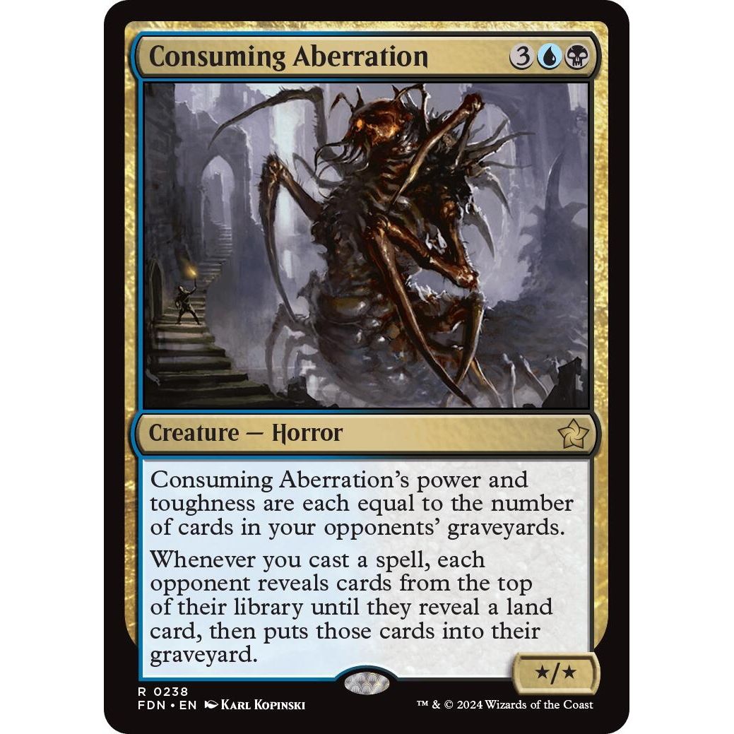 Image for Consuming Aberration (238) (FDN) - Magic: The Gathering