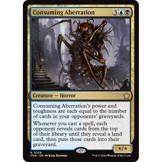 Image for Consuming Aberration (238) (FDN) - Magic: The Gathering