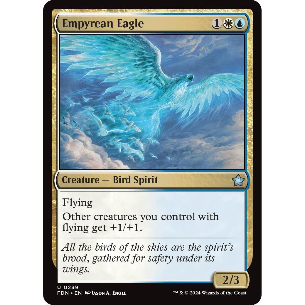 Image for Empyrean Eagle (239) (FDN) - Magic: The Gathering