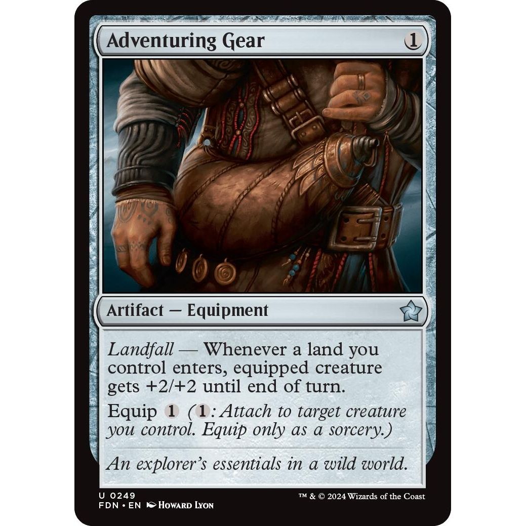 Image for Adventuring Gear (249) (FDN) - Magic: The Gathering