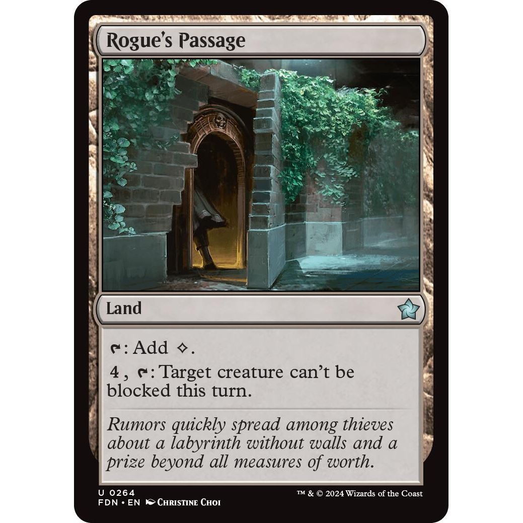 Image for Rogue's Passage (264) (FDN) - Magic: The Gathering