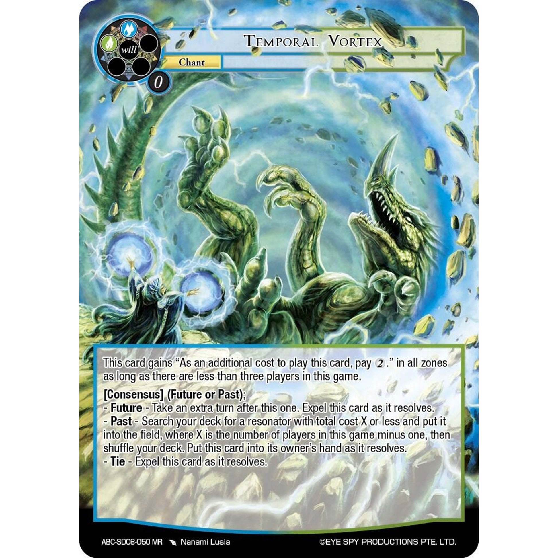 Image for Temporal Vortex (ABC-SD08-050 MR) (ABC-SD) - Force of Will