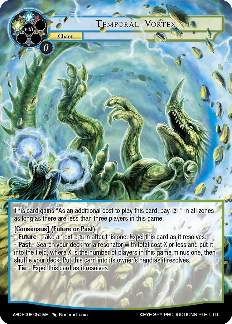Image for Temporal Vortex (ABC-SD08-050 MR) (ABC-SD) - Force of Will