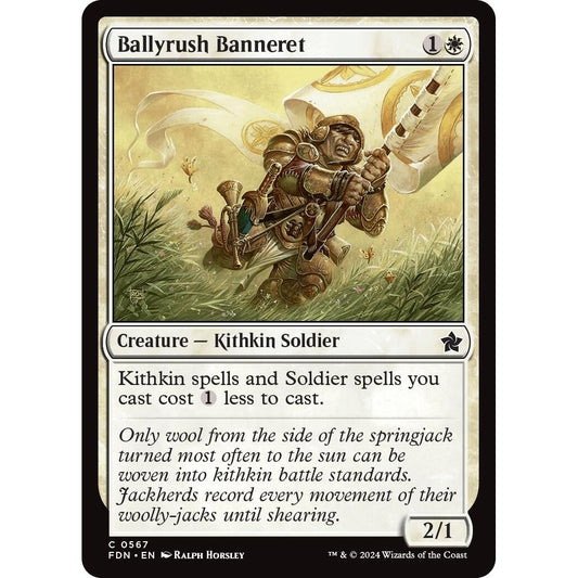 Image for Ballyrush Banneret (567) (FDN) - Magic: The Gathering