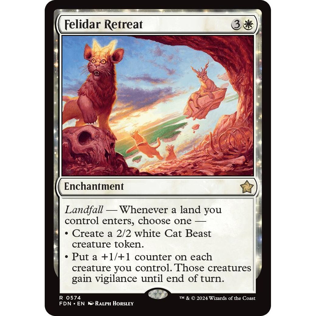 Image for Felidar Retreat (574) (FDN) - Magic: The Gathering