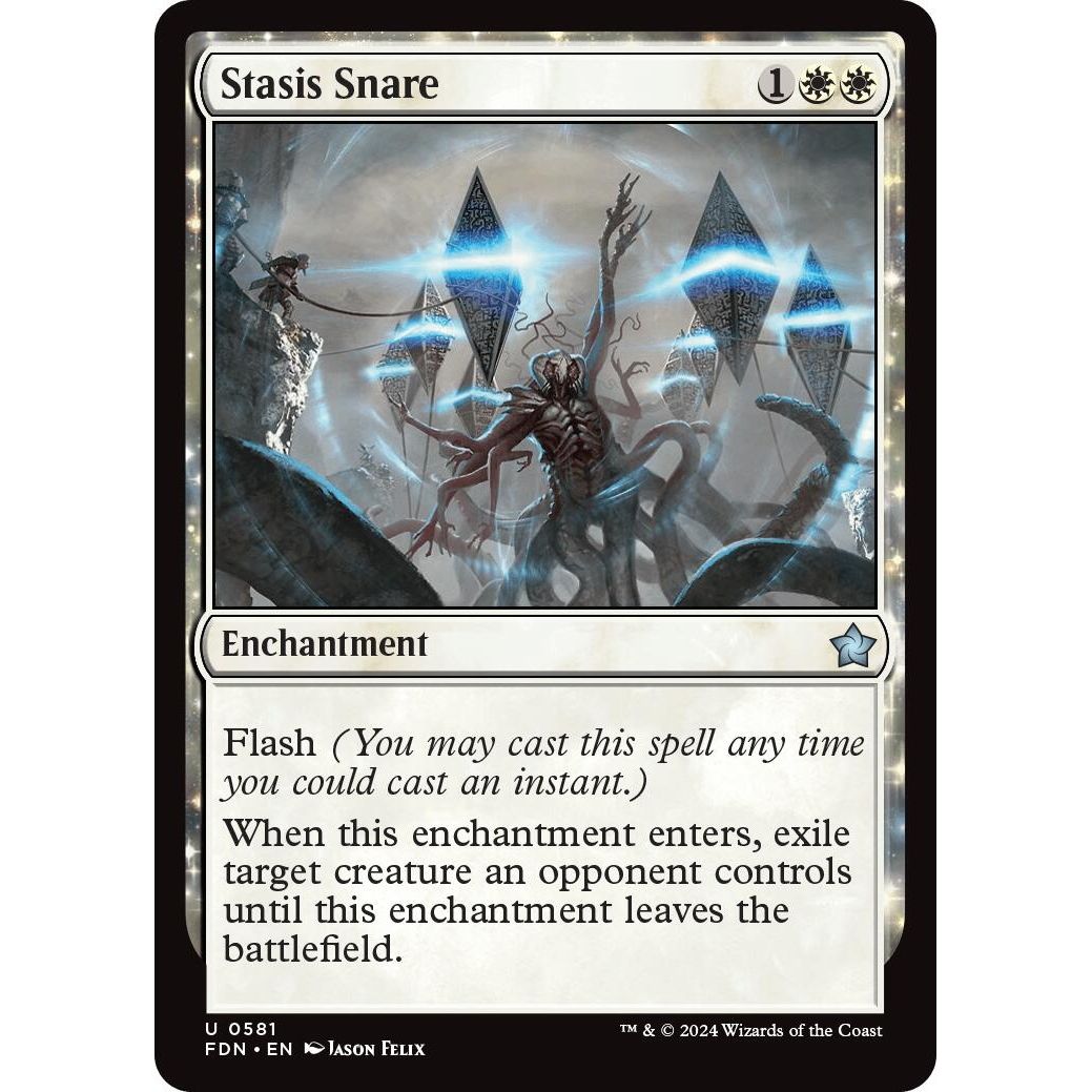 Image for Stasis Snare (581) (FDN) - Magic: The Gathering